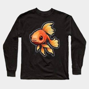 Goldfish Lovers Cute Goldfish Long Sleeve T-Shirt